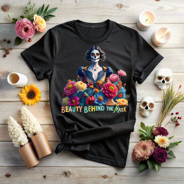 Camiseta Day of the dead, Beauty behind the mask