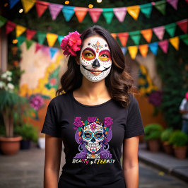 Camiseta Day of the dead, Beauty in eternity