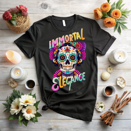 Camiseta Day of the dead, immortal elegance