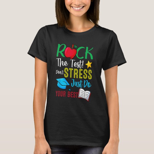 Camiseta Day Rock The Test Teacher Testing Day 2 (Anverso)
