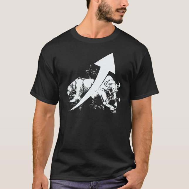 Camiseta Day Trader Bear Bull Stock Market Day Trading (Anverso)