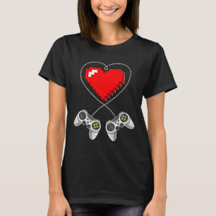 Camiseta Day Video Game Controller Heart Gamer Gift Boys