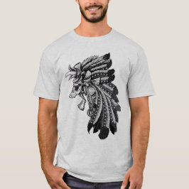 Camiseta Dayak Chief Skull