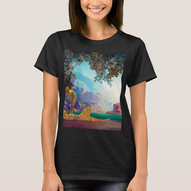 Camiseta Daybreak, 1922 por Maxfield Parrish (Anverso)