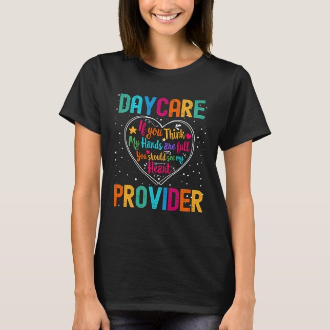Camiseta Daycare Provider Appreciation Week Back to School  (Anverso)