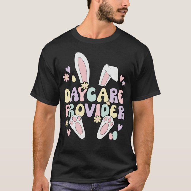 Camiseta Daycare Provider Easter Bunny Daycare Providers Ea (Anverso)