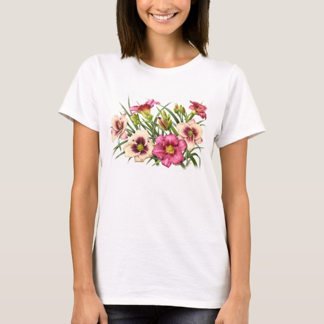 Camiseta Daylily Bouquet Rubies (Anverso)
