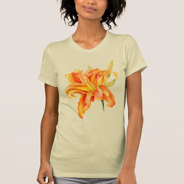 Camiseta Daylily Hemerocallis (Anverso)