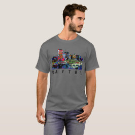 Camiseta Dayton, Ohio en graffiti