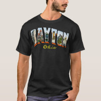Dayton Ohio OH USA Vintage Retro Souvenir