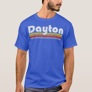 Camiseta Dayton Ohio Vintage Retro Clásico Hombres Mujeres