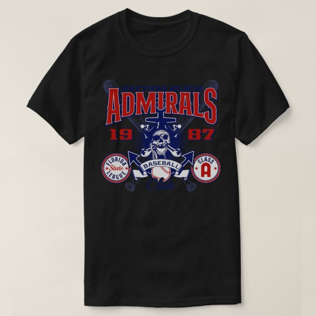 Camiseta Daytona Beach Admirals (Diseño del anverso)