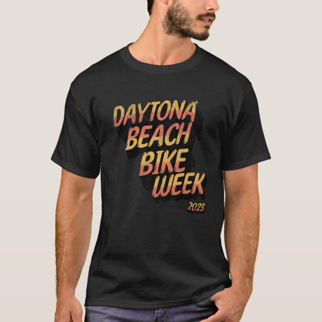 CAMISETA DAYTONA BEACH BIKE SEMANA 2023 BUEN TIEMPO ESTILO  (Anverso)
