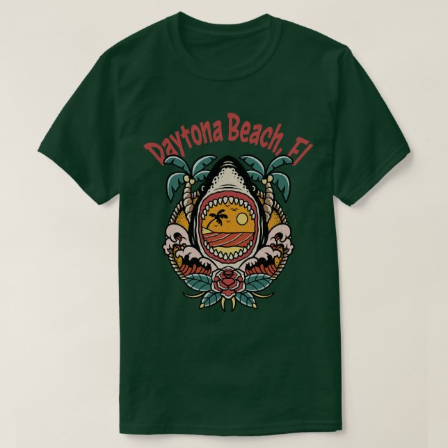 Camiseta Daytona Beach Florida Costa Este Playas Surf Surf (Diseño del anverso)