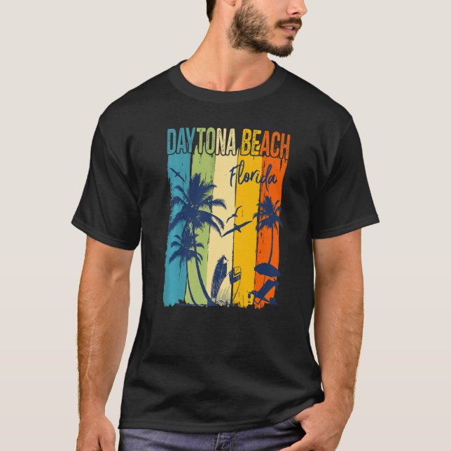 Camiseta Daytona Beach Florida Familia Vacaciones Coincidie (Anverso)