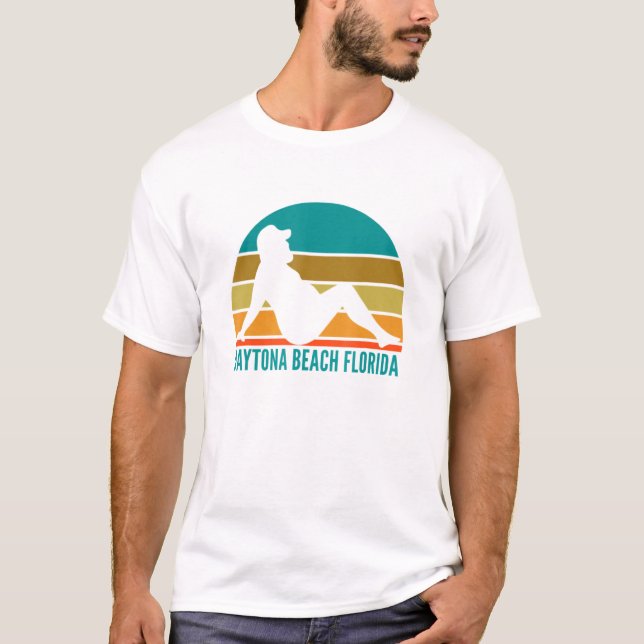Camiseta Daytona Beach Florida Humor que bebe Chiste para a (Anverso)