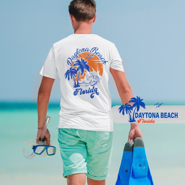 Camiseta Daytona Beach Florida Olas de verano vacaciones 80 (Subido por el creador)