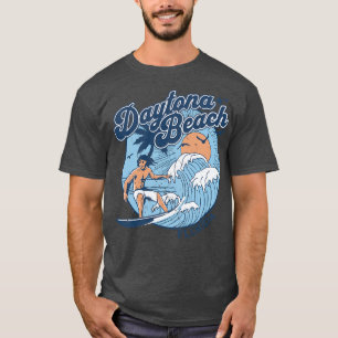Camiseta Daytona Beach Florida Retro de los años 1970