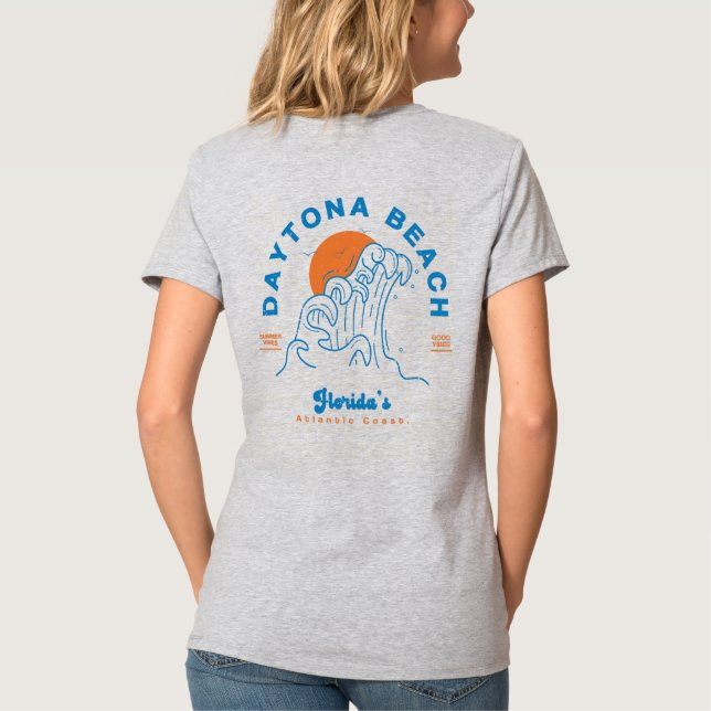 CAMISETA DAYTONA BEACH FLORIDA VERANO VACACIONES (Reverso)