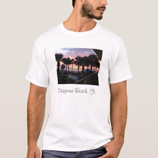 Camiseta Daytona Beach, salida del sol de FL (Anverso)