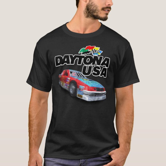 Camiseta Daytona USA Molress Car Logo Classic T-Shirt (Anverso)