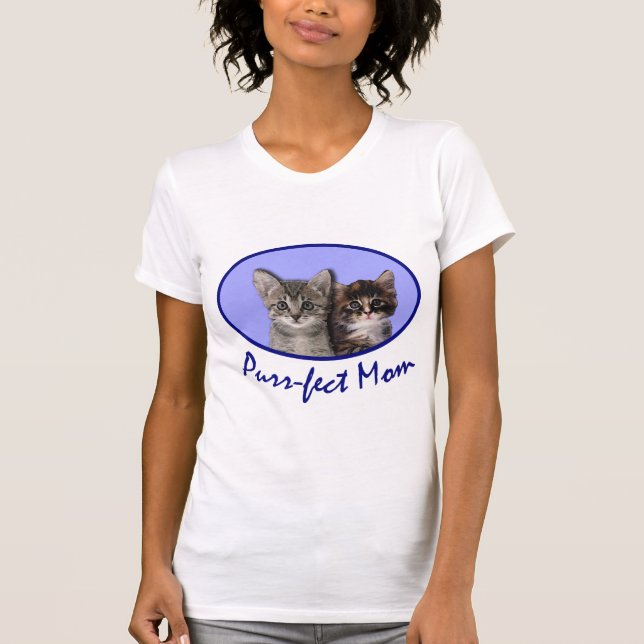 Camiseta DayTshirts de la madre de la mamá de Purrfect, (Anverso)