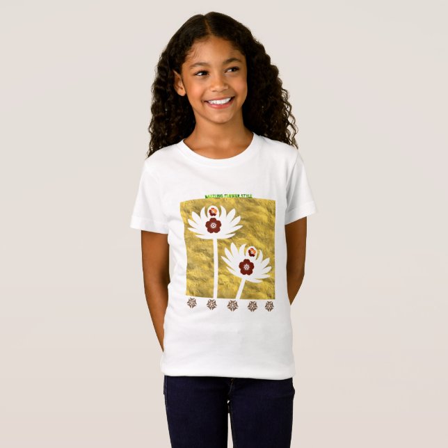 Camiseta Dazzling flower style (Anverso completo)