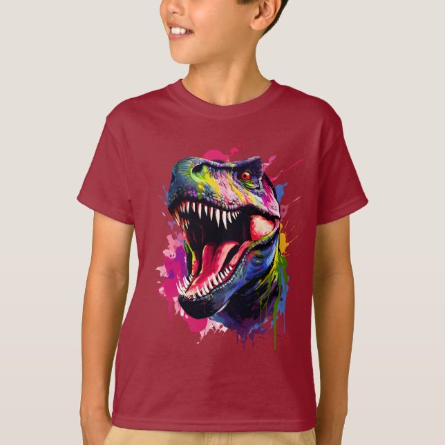 Camiseta Dazzling T-Rex (Anverso)
