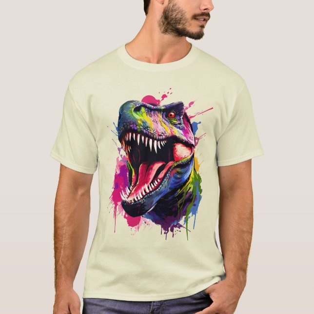 Camiseta Dazzling T-Rex (Anverso)
