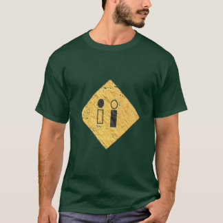 Camiseta DB07 - Logotipo apenado de la placa de calle -