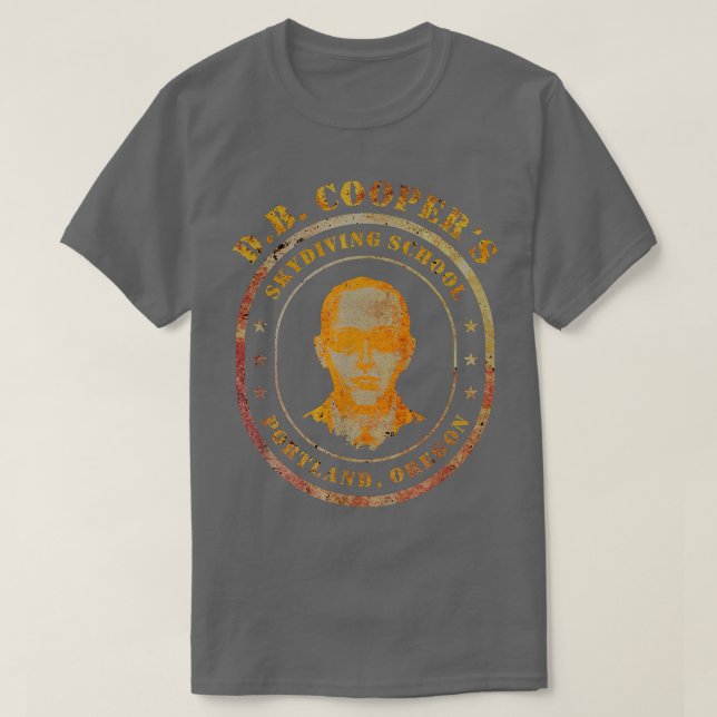 Camiseta DB Cooper  (Diseño del anverso)