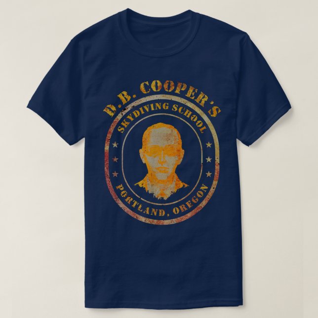 Camiseta DB Cooper  (Diseño del anverso)