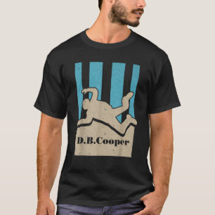 Camiseta DB Cooper fresco misterio no resuelto retro sesent