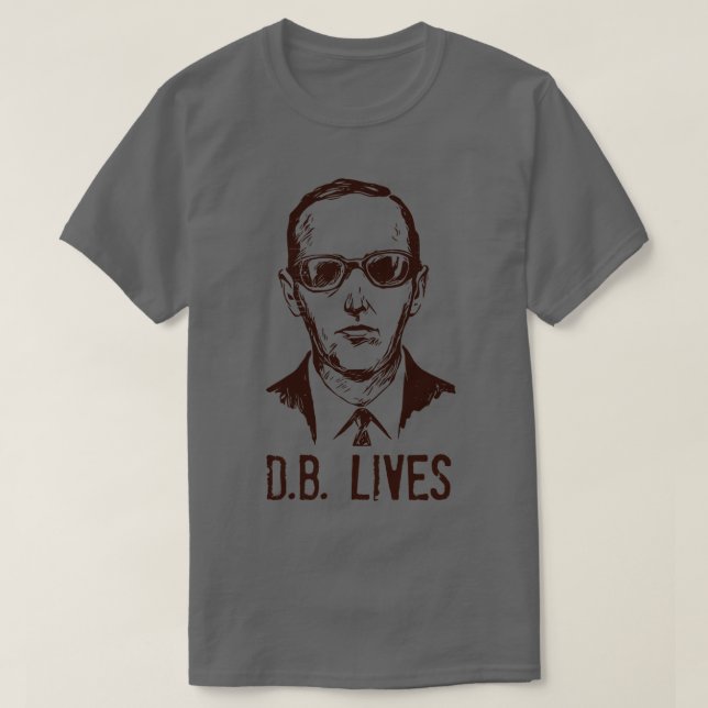 Camiseta DB Cooper vive (Diseño del anverso)