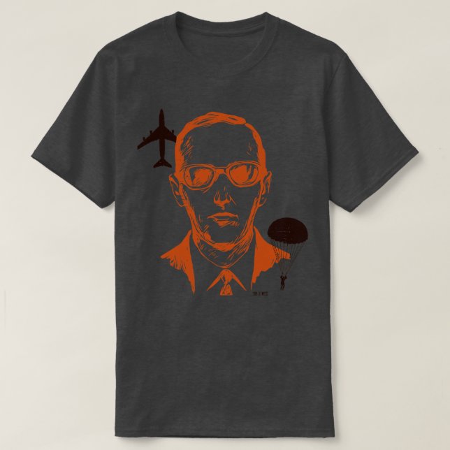Camiseta DB Cooper vive 1 (Diseño del anverso)