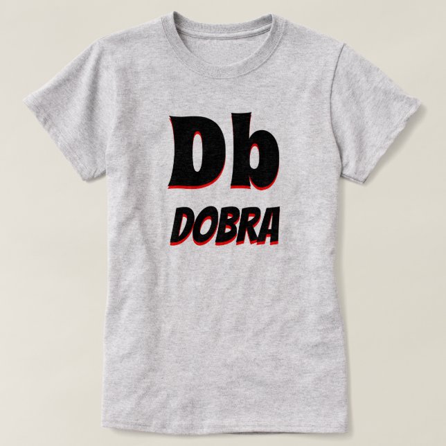 Camiseta Db Santo Tomé y Príncipe dobra gris (Diseño del anverso)