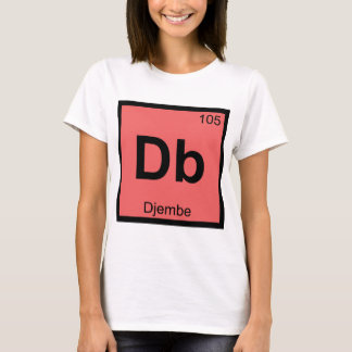 Camiseta Db - Símbolo de tabla periódica de química musical