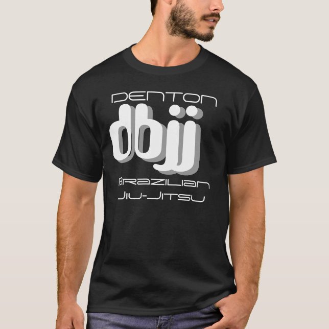 CAMISETA DBJJ - NEGRO (Anverso)