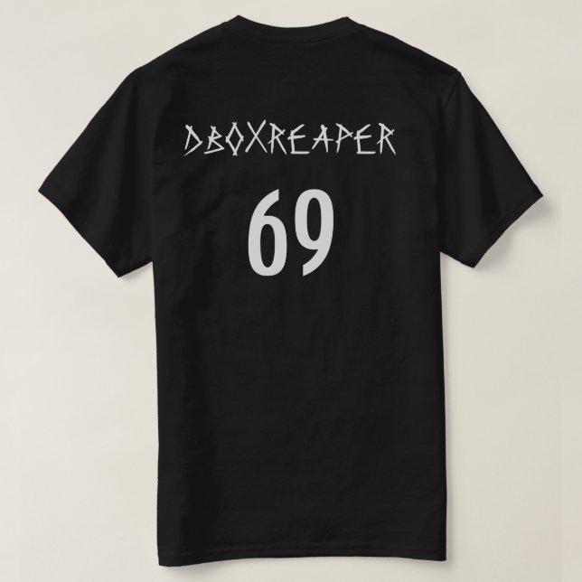 CAMISETA DBOXREAPER (Reverso del diseño)