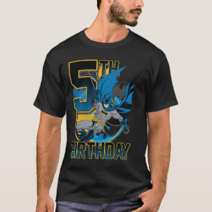 Camiseta DC Comics Batman 5to Cumpleaños Bat Swing Acción P