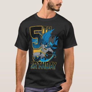 Camiseta DC Comics Batman 5to Cumpleaños Bat Swing Acción P