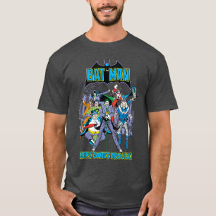 Camiseta DC Comics Batman Aquí Viene el Problema Equipo Vil