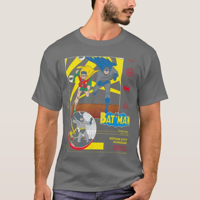 Camiseta DC Comics Batman Gotham City Guardian Golden Age P (Anverso)