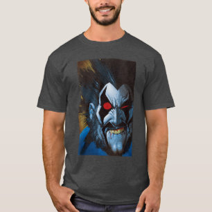 Camiseta DC Comics Batman Lobo Gran Rostro Retrato Cuello e