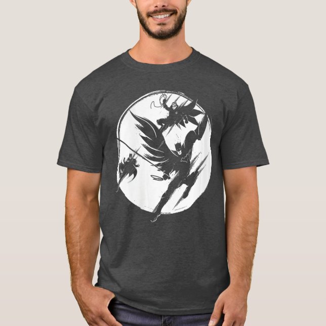 Camiseta DC Comics Batman lucha contra el crimen a la luz d (Anverso)