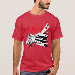 Camiseta DC Comics Batman Rojo Kanji Familia Batman