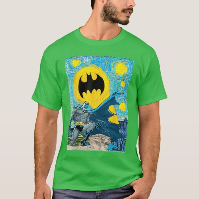 Camiseta DC Comics Batman Starry Gotham friend (Anverso)