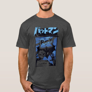 Camiseta DC Comics Batman VS Joker Kanji Rain Panel Cuello 