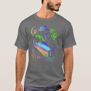 Camiseta DC Comics Orgullo Batman Ciudad Gótica Arcoiris di