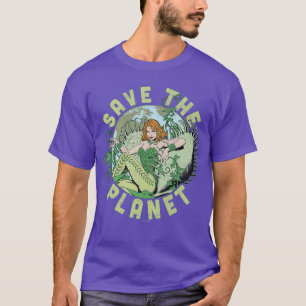 Camiseta DC Comics Poison Ivy Salva El Planeta Día De La Ti